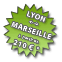 Lyon <> Marseille  partir de 210 euros